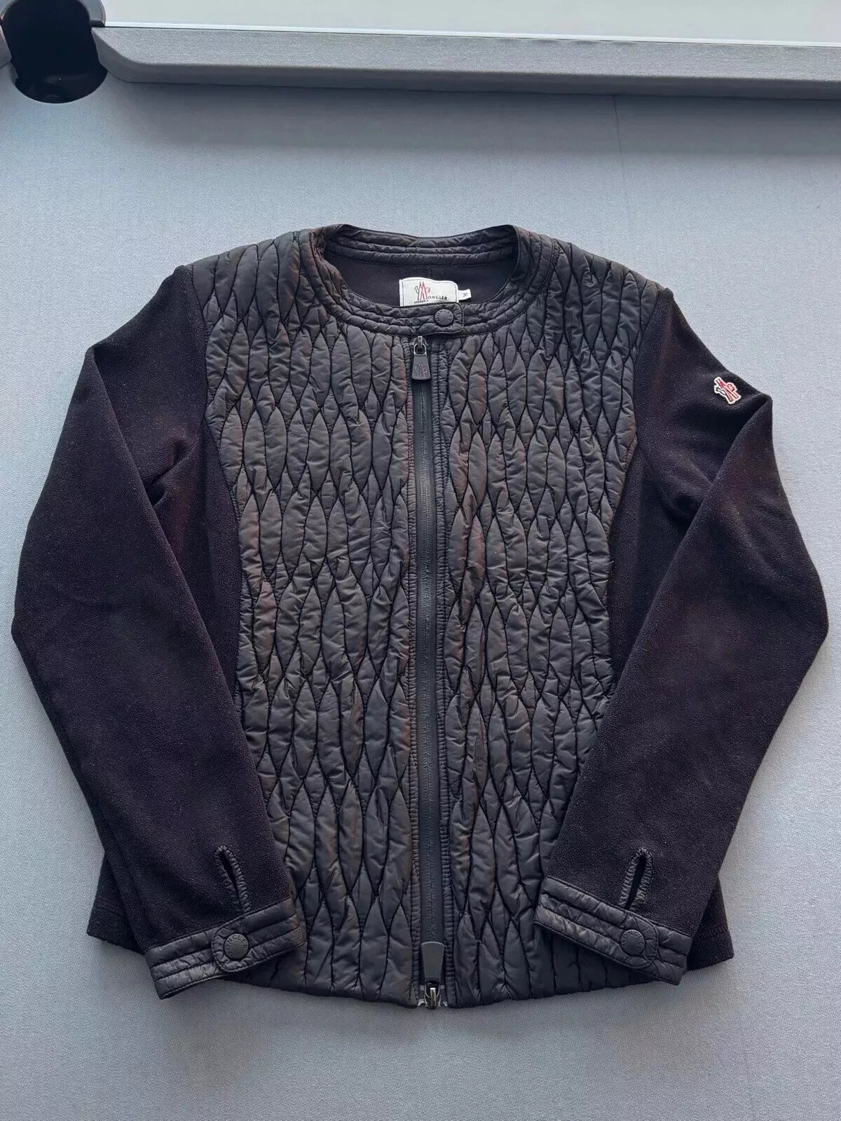 Moncler Black Grenoble Cardigan / Jacket - Medium - UK 8-10