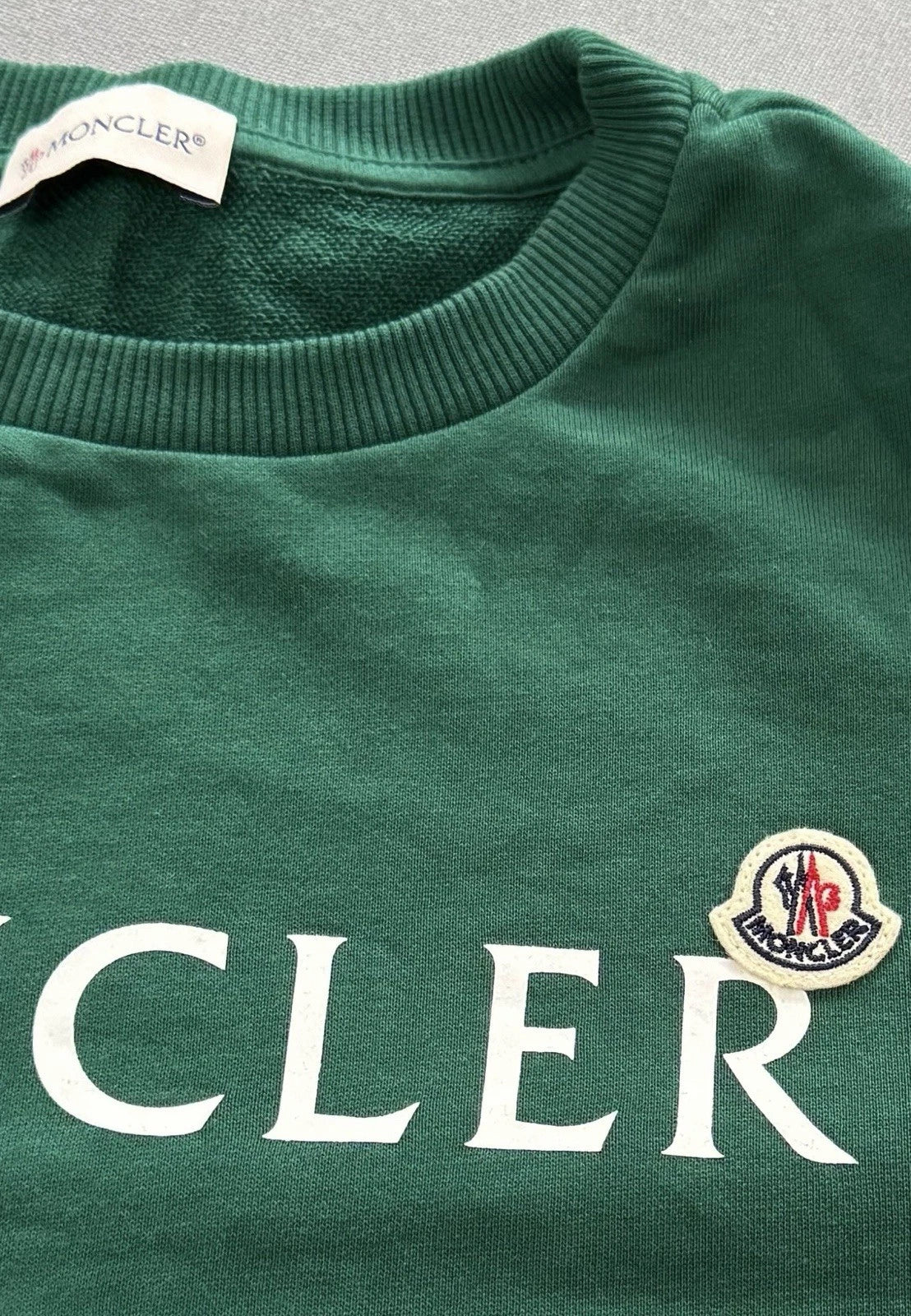 Moncler Boys Dark Green Sweater - Age 14(19''PTP)