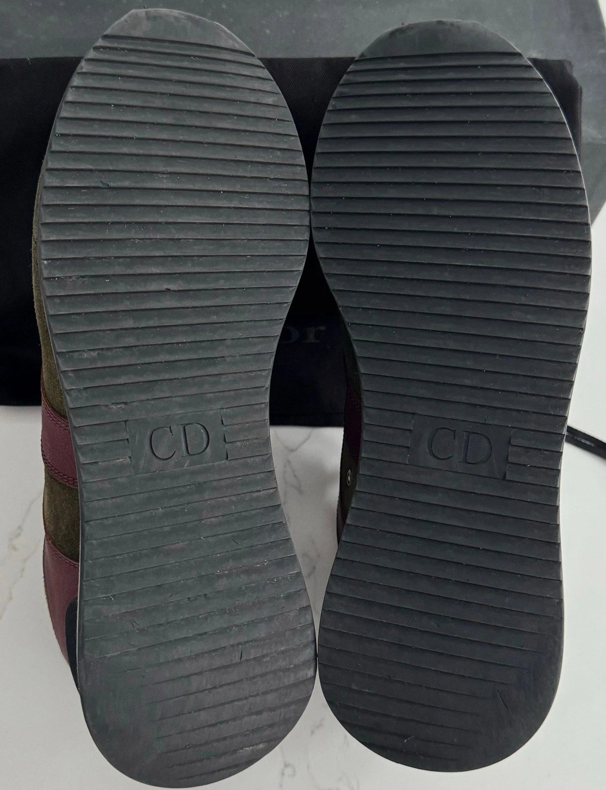 Dior Homme Low Top Suede Panelled Sneakers / Trainers - Size UK 7 (EU41)