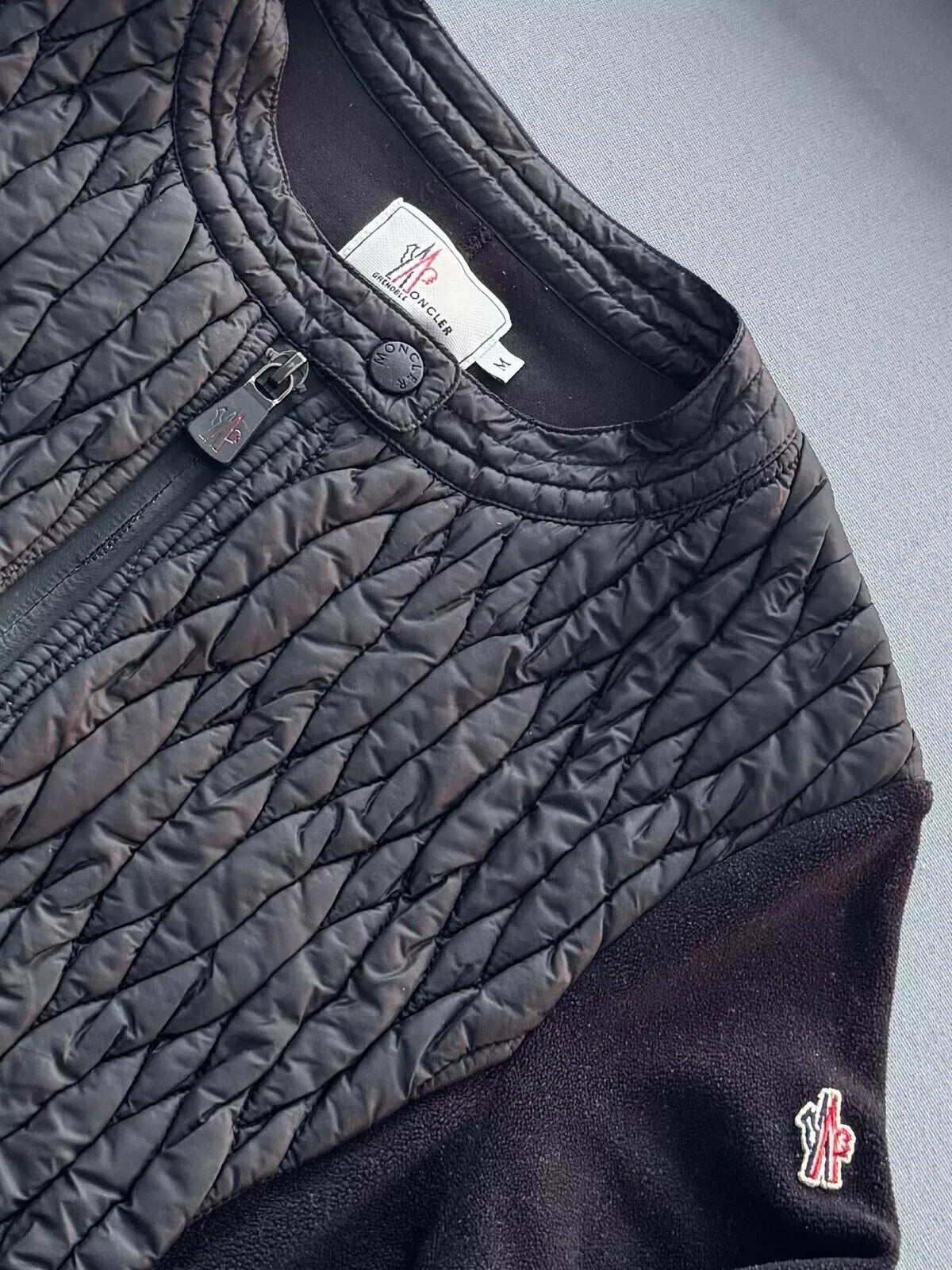 Moncler Black Grenoble Cardigan / Jacket - Medium - UK 8-10