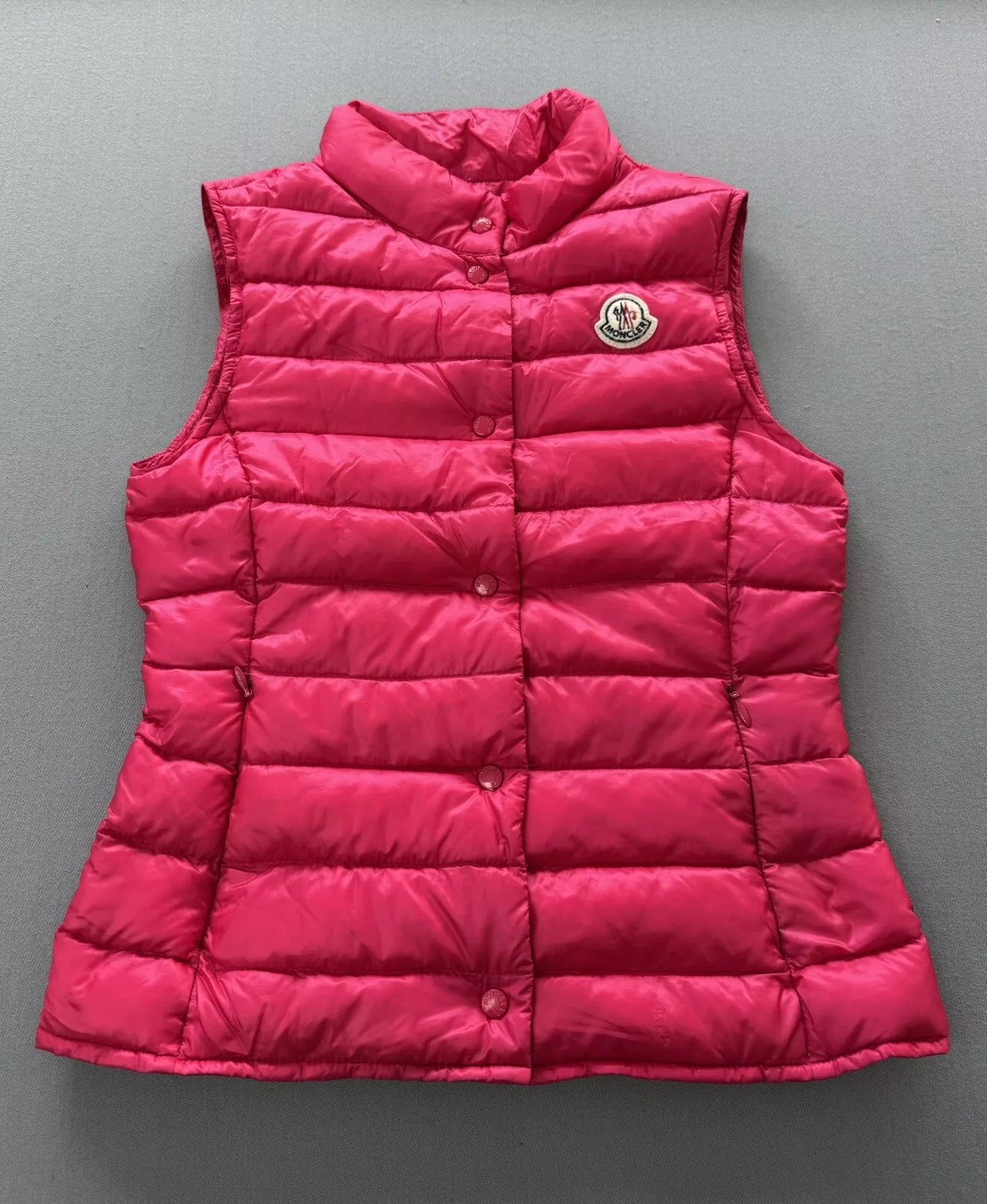 Moncler Pink Down Padded Liane Gilet - Age 12 (16” PTP)