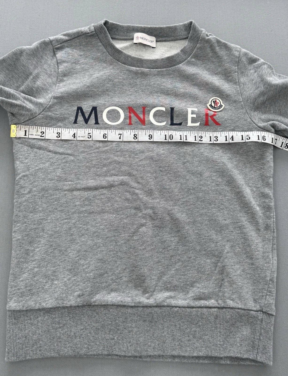 Moncler Boys Grey Sweater - Age 12 (17''PTP)