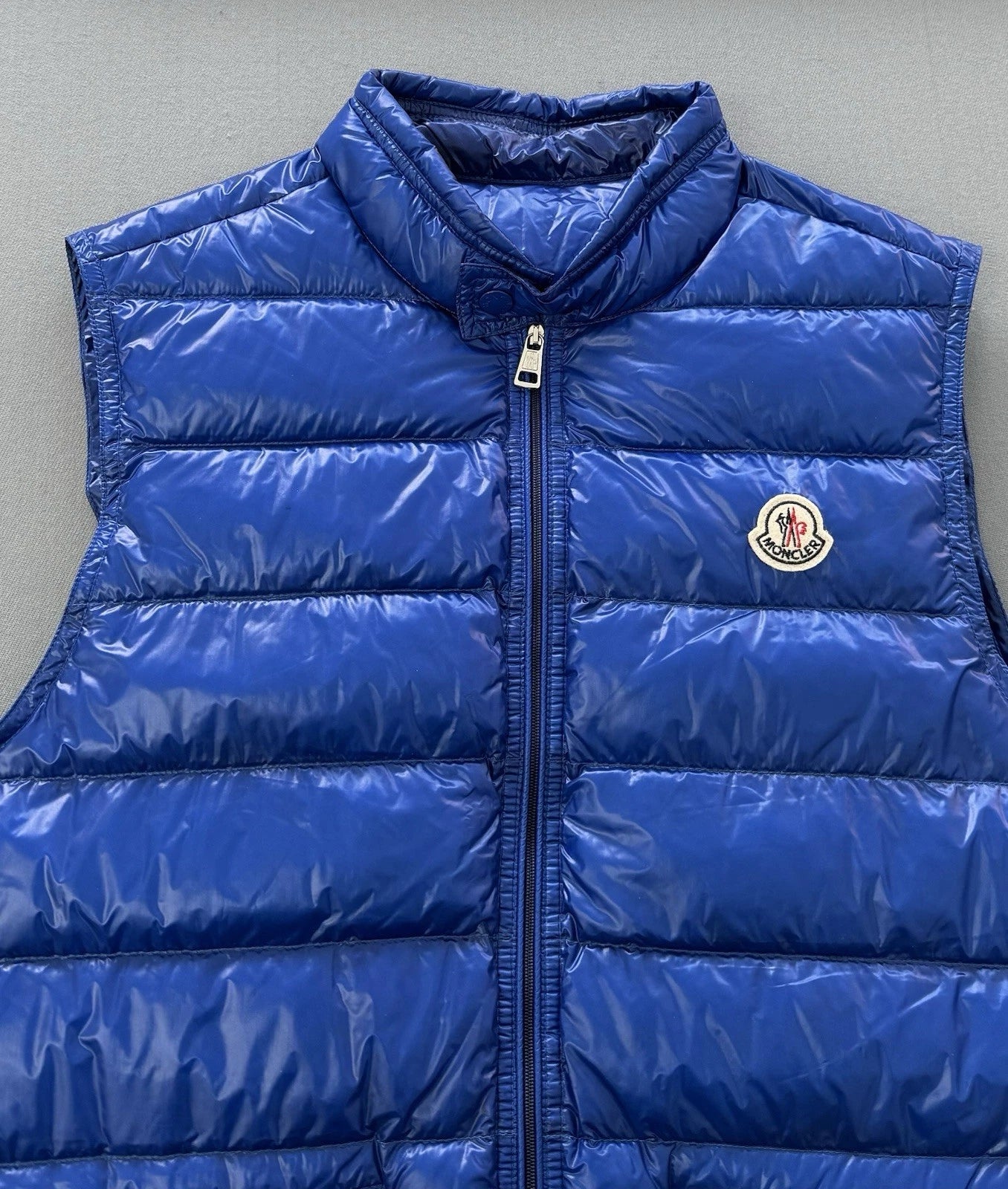 Moncler Blue Gui Down Gilet - Size 2 - 21” PTP