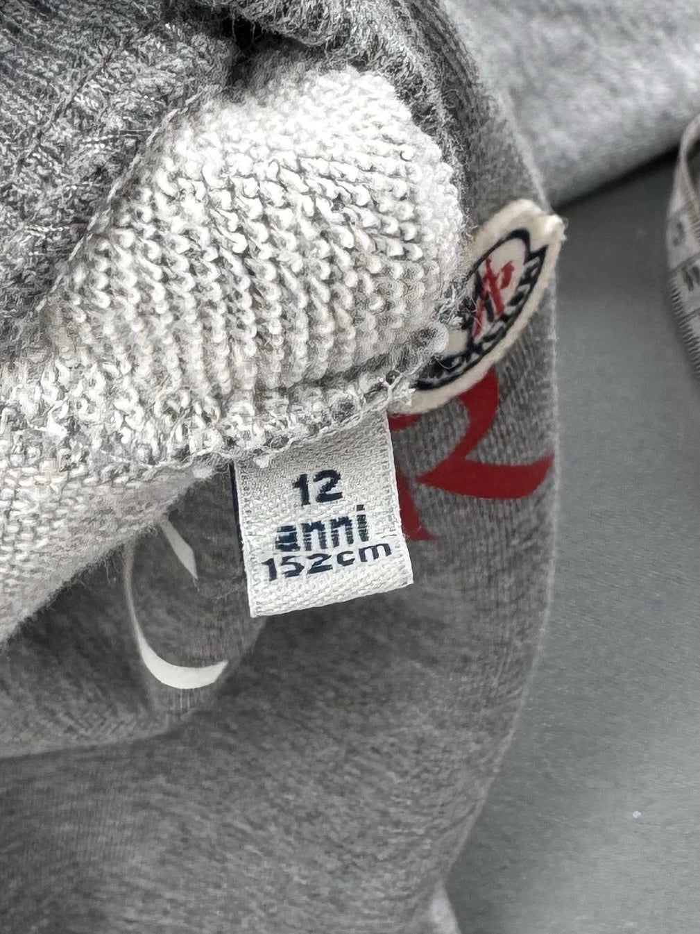 Moncler Boys Grey Sweater - Age 12 (17''PTP)