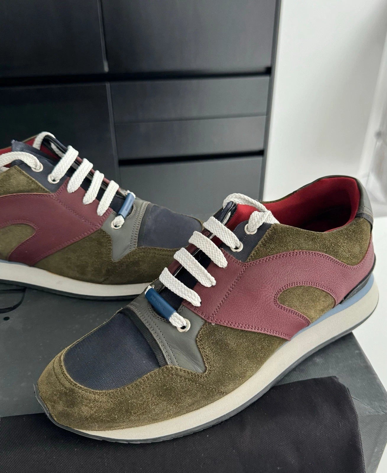 Dior Homme Low Top Suede Panelled Sneakers / Trainers - Size UK 7 (EU41)