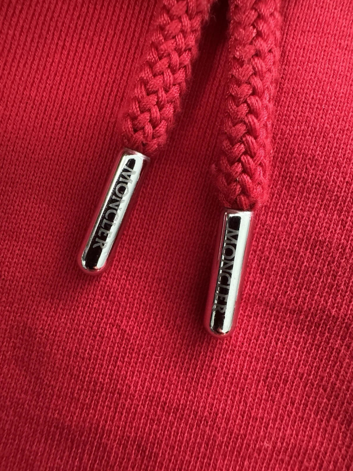 Moncler Red Track Pant Jogger Shorts - Large - 34” Waist