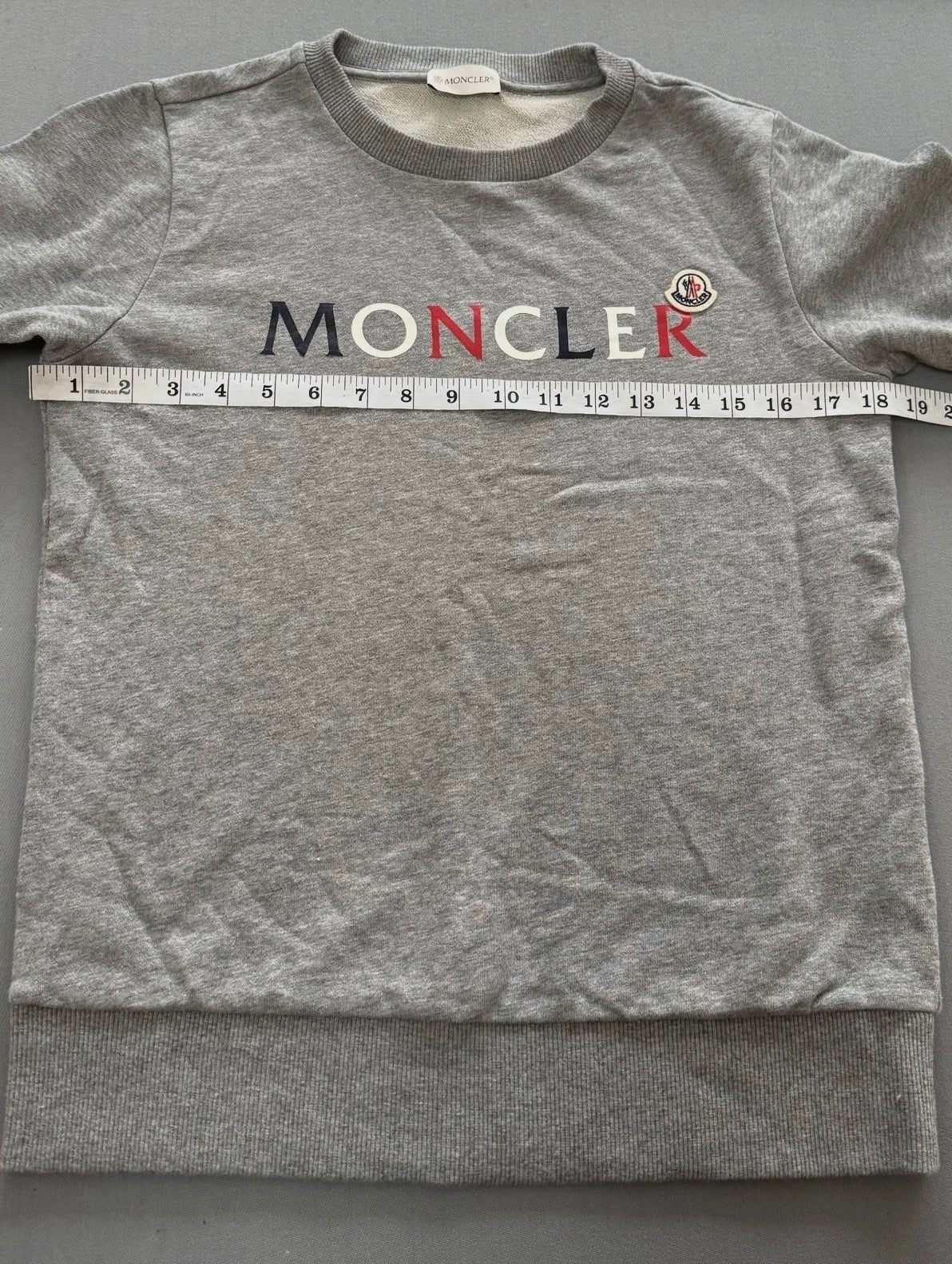 Moncler Boys Grey Sweater - Age 14 (18.5''ptp)