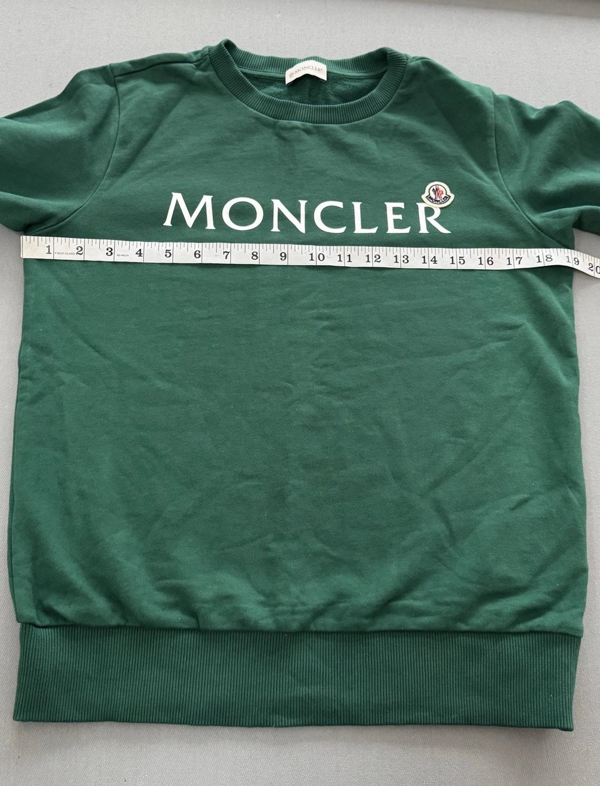 Moncler Boys Dark Green Sweater - Age 14(19''PTP)