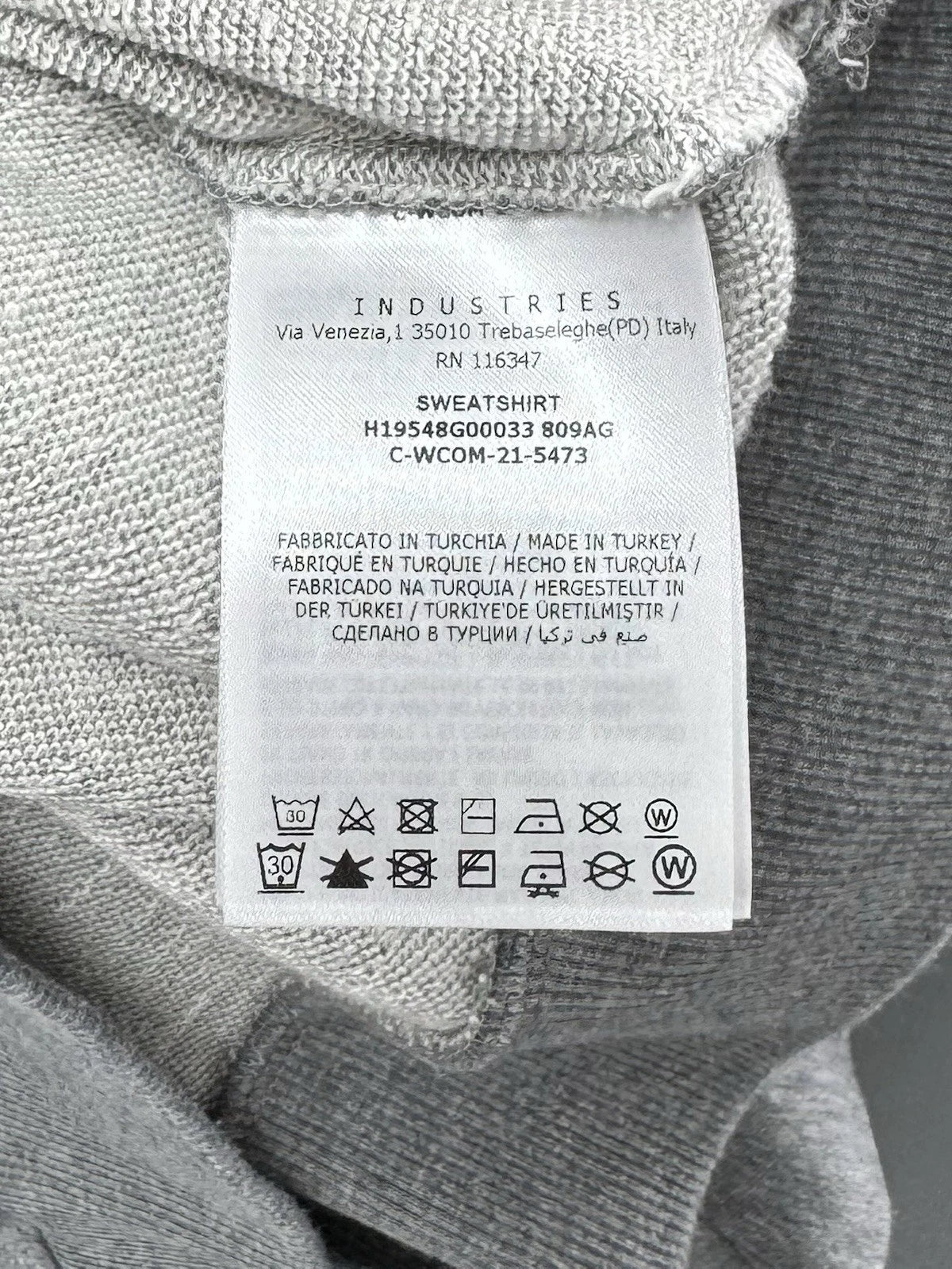 Moncler Boys Grey Sweater - Age 12 (17''PTP)
