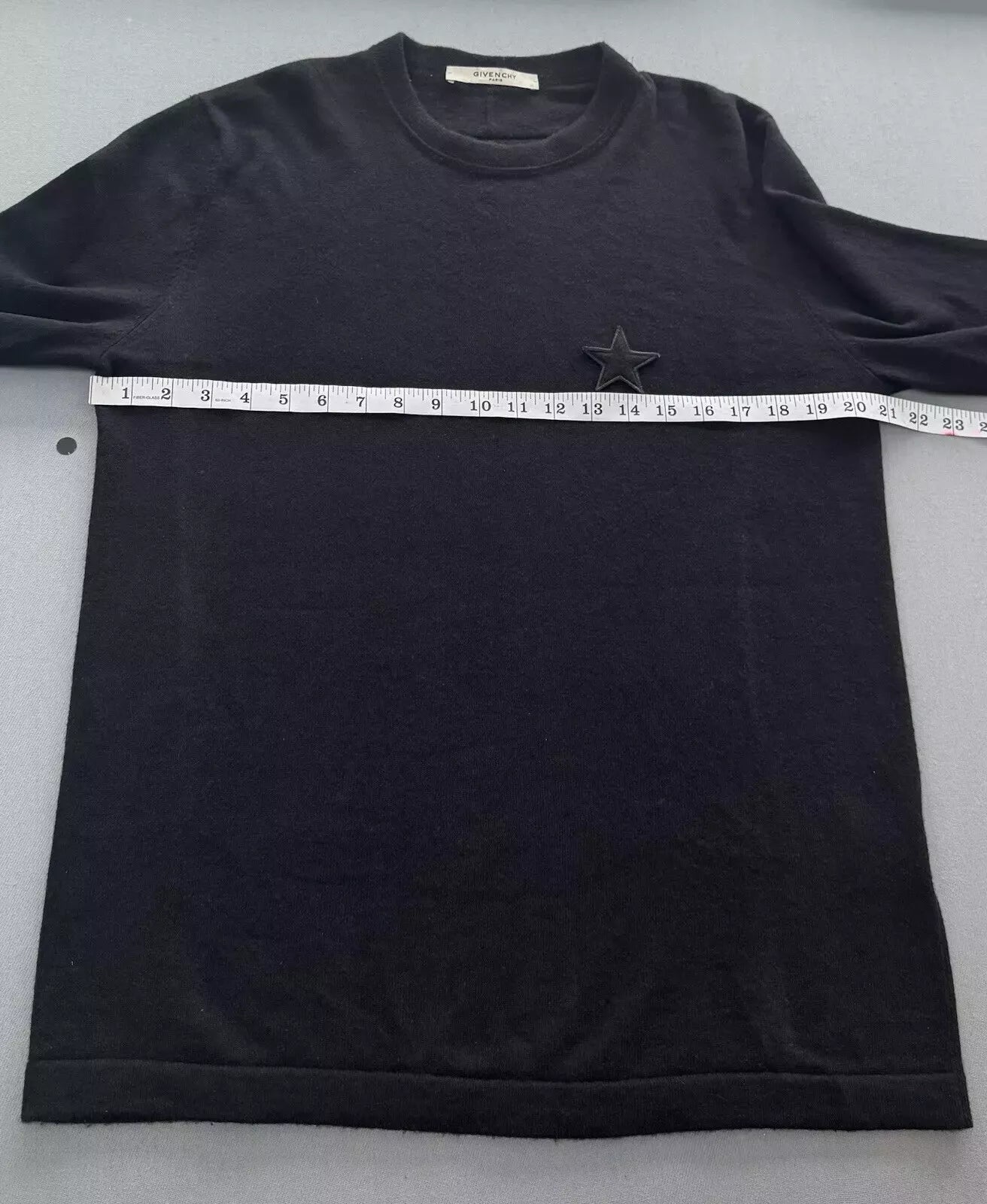 Givenchy Black Star Cashmere Jumper - Medium (21” PTP)