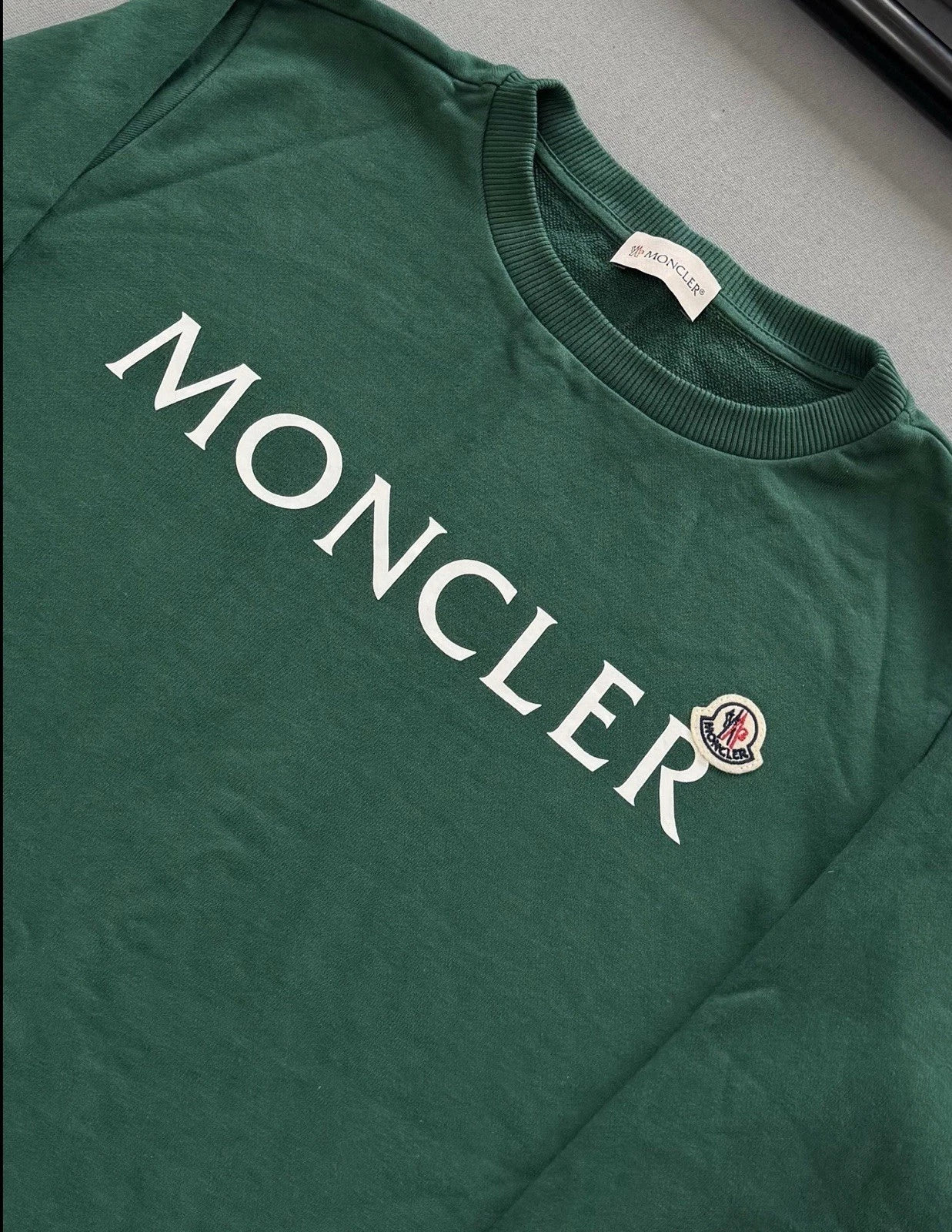 Moncler Boys Dark Green Sweater - Age 14(19''PTP)
