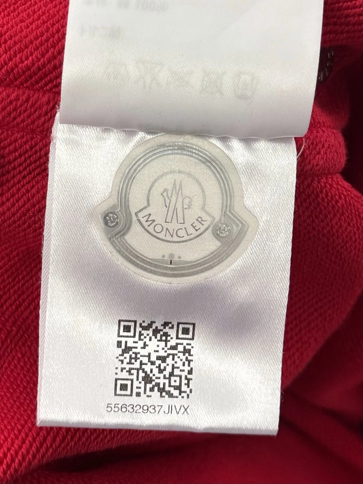 Moncler Red Track Pant Jogger Shorts - Large - 34” Waist