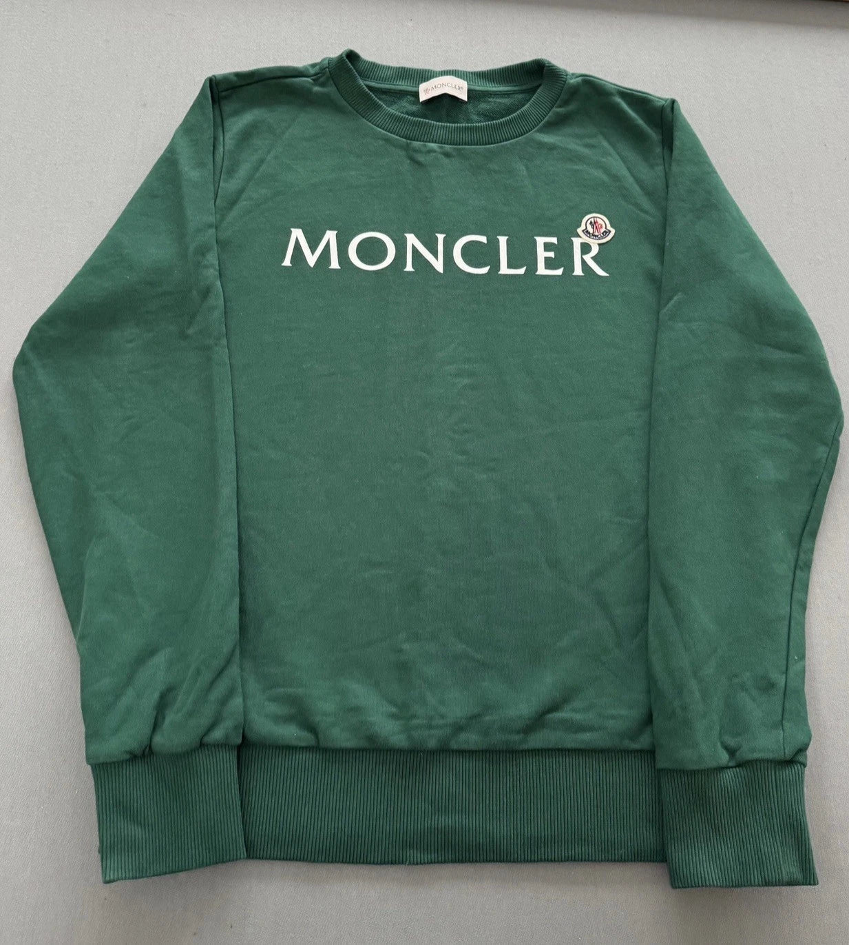 Moncler Boys Dark Green Sweater - Age 14(19''PTP)