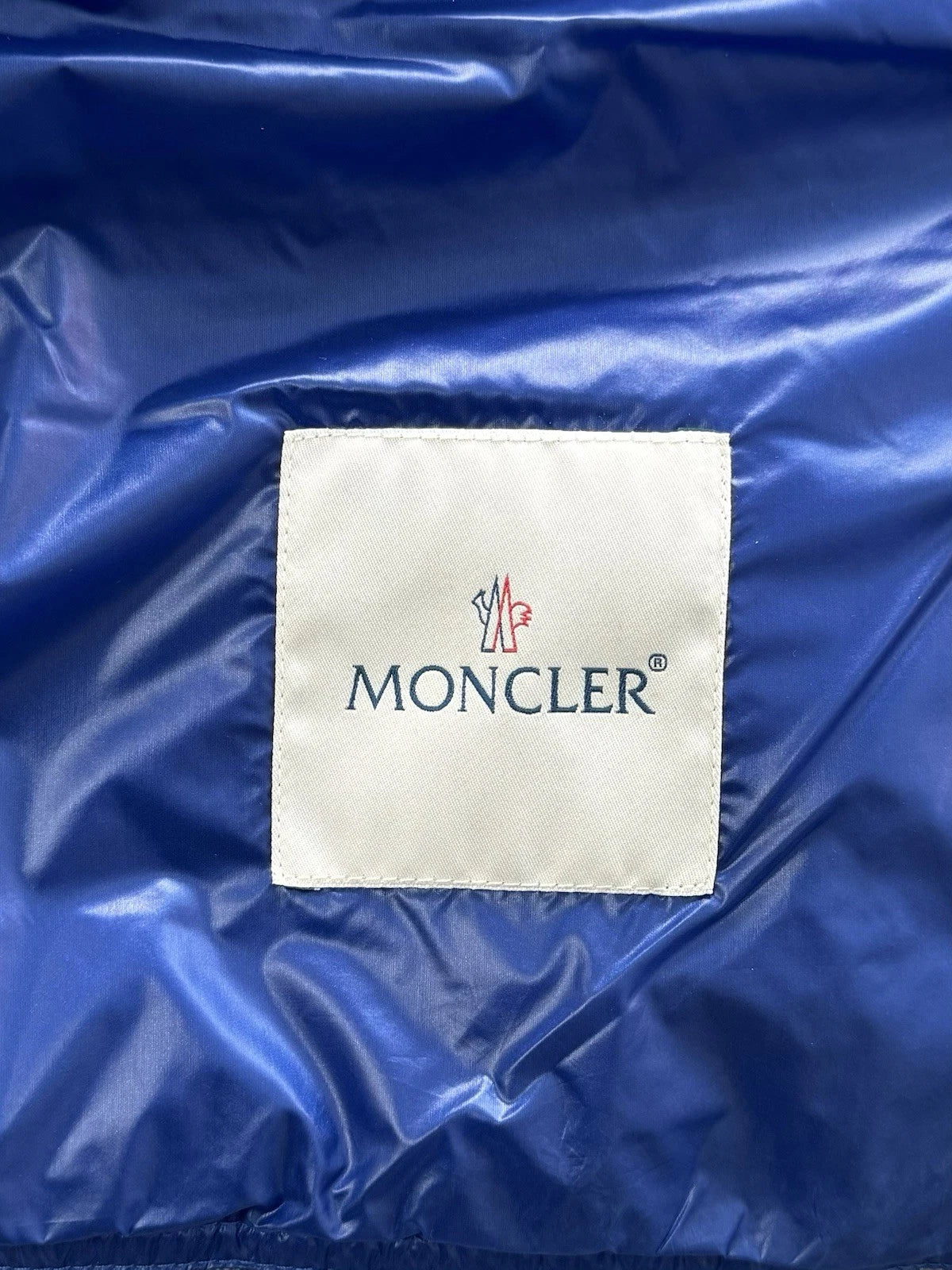 Moncler Blue Gui Down Gilet - Size 2 - 21” PTP