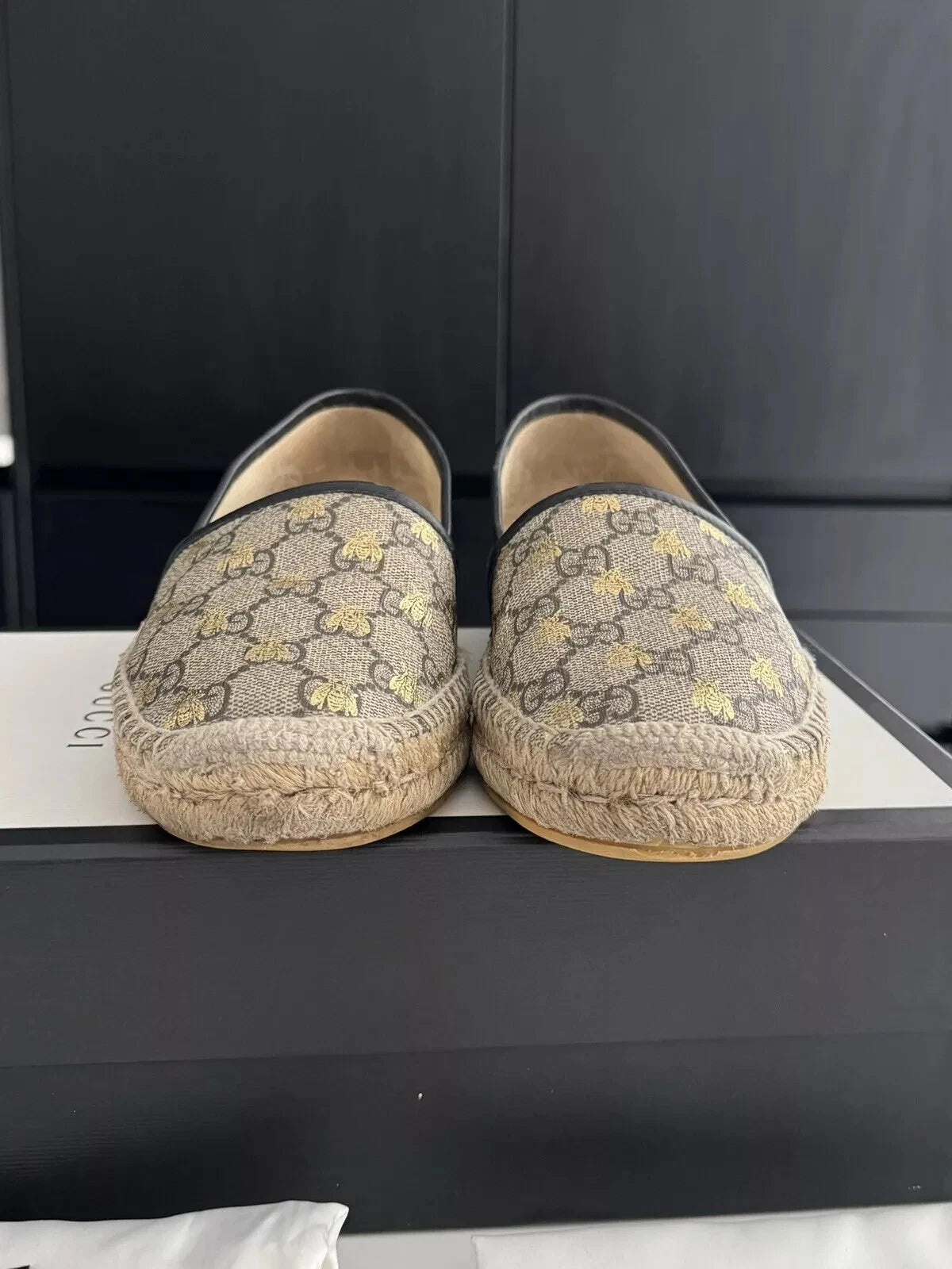 Gucci Bee GG Espadrilles - EU 38 - UK 5