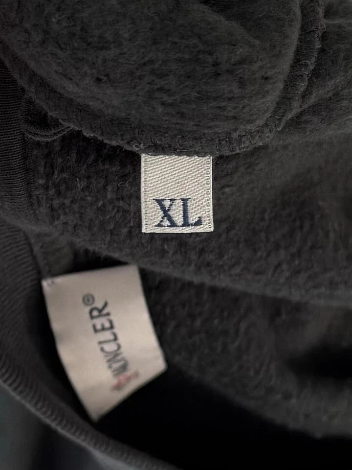 Moncler Sage Green/ Grey Maglia Girocollo Graphic Logo Sweater - Size: XL (24” PTP)