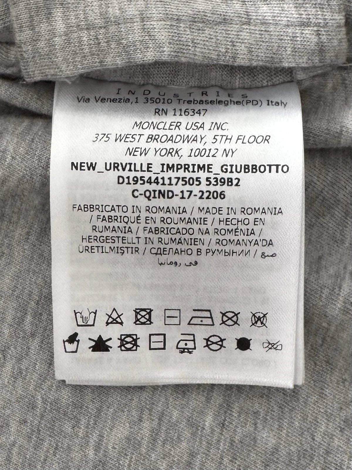 Moncler Urville Nylon Comics Printed Jacket /Windbreaker - Age 10 (17” PTP)