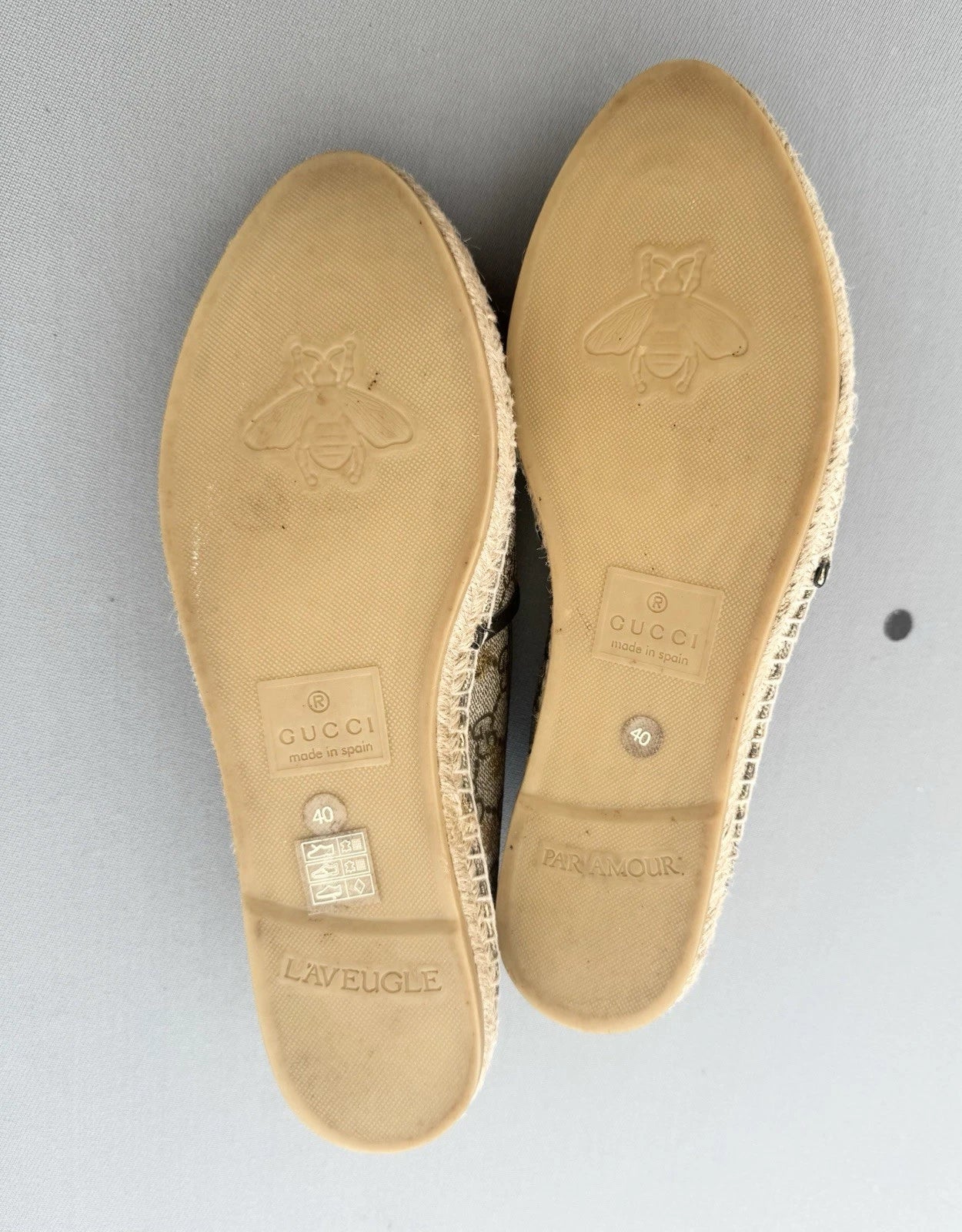 Gucci Bee Espadrilles - UK7 (EU40)