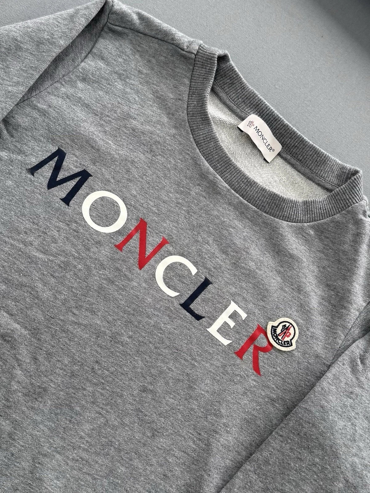 Moncler Boys Grey Sweater - Age 12 (17''PTP)