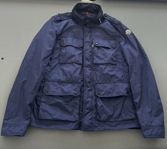 Moncler Navy Denis Field Jacket - Size 4 (22.5” PTP)
