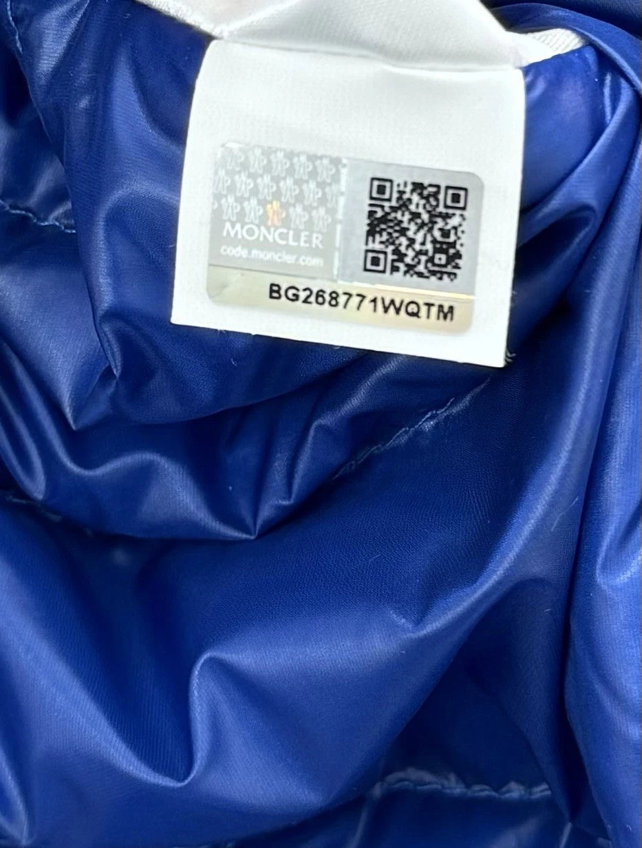 Moncler Blue Gui Down Gilet - Size 2 - 21” PTP