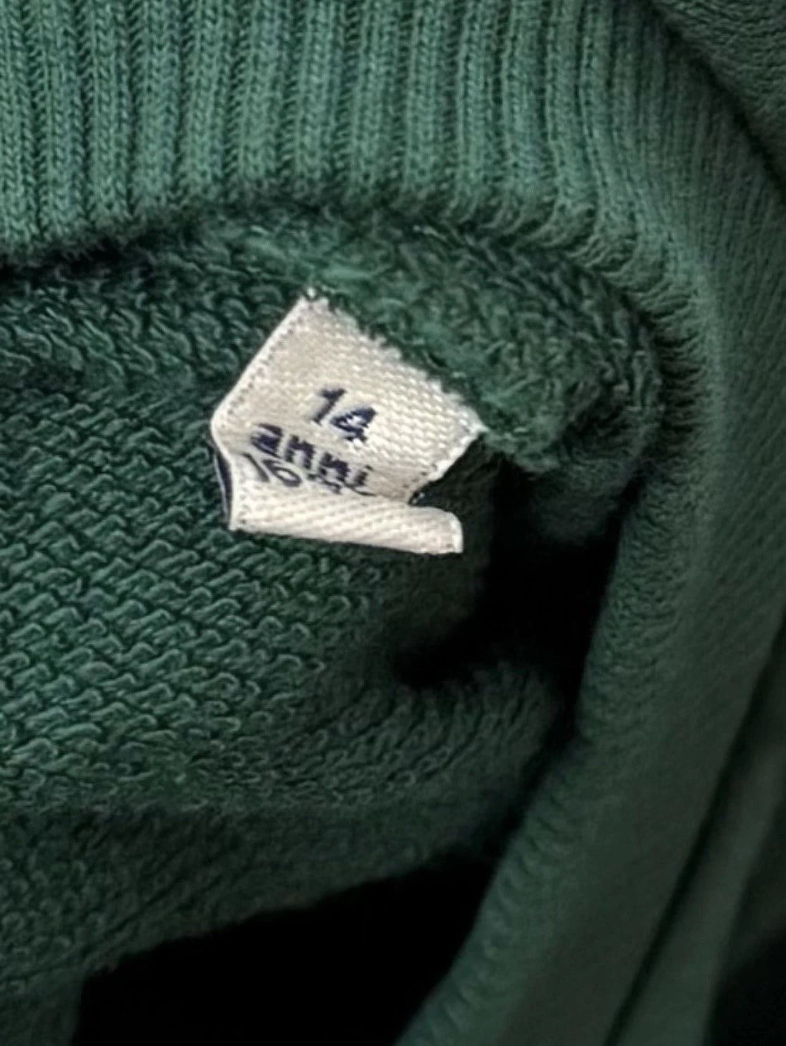 Moncler Boys Dark Green Sweater - Age 14(19''PTP)