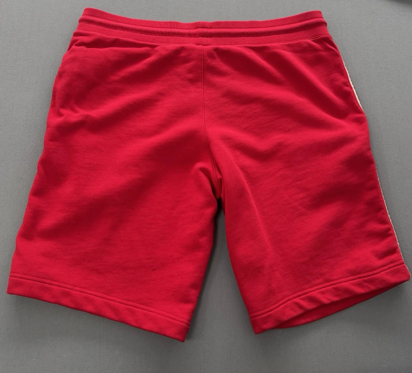 Moncler Red Track Pant Jogger Shorts - Large - 34” Waist