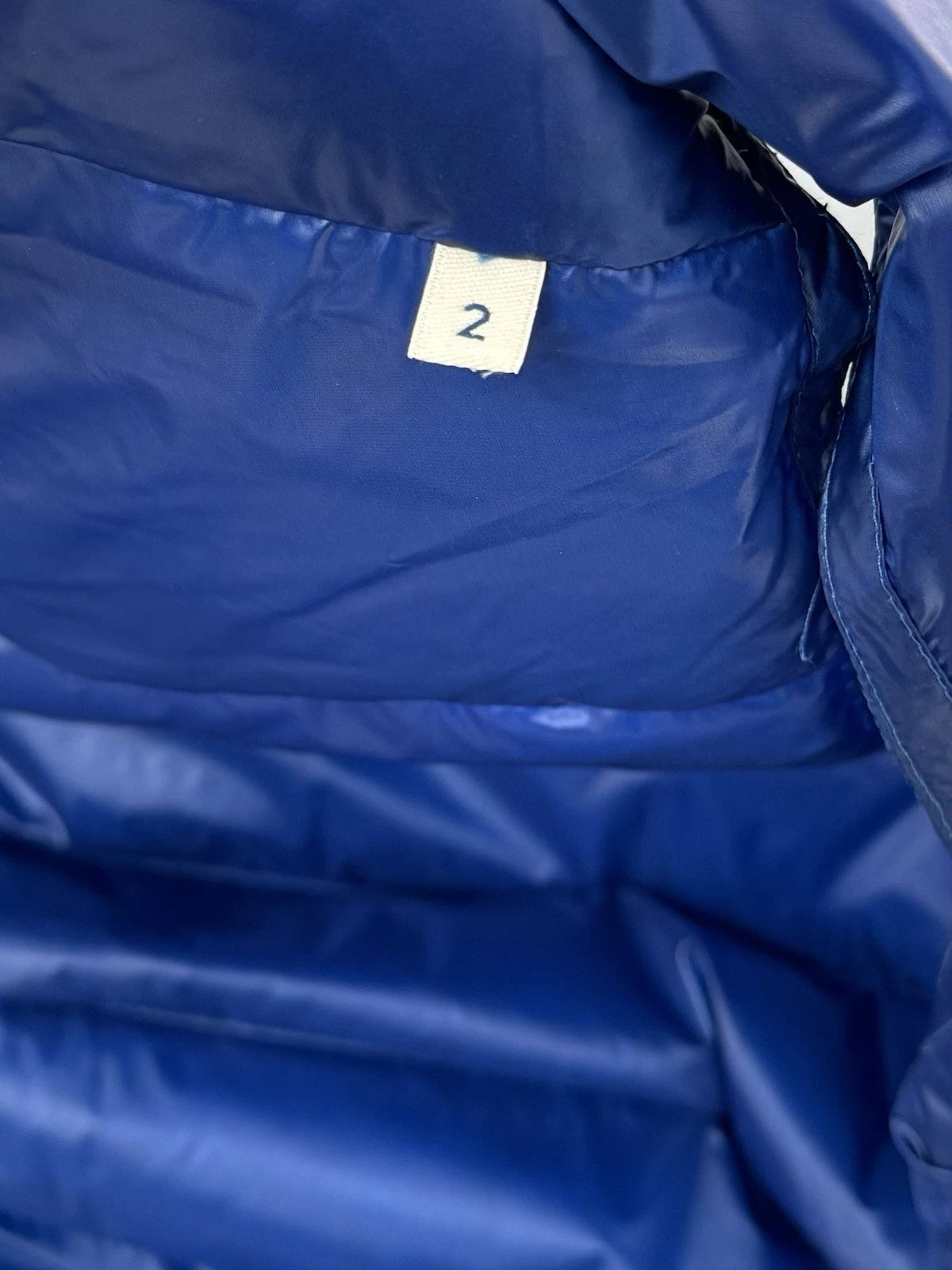Moncler Blue Gui Down Gilet - Size 2 - 21” PTP