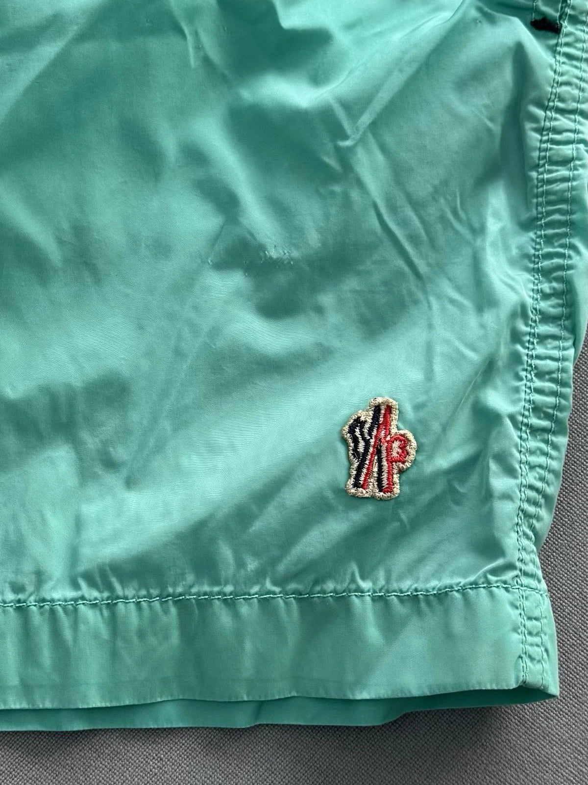 Moncler Grenoble Aqua Green Swim Shorts - XL - 32-34” Waist