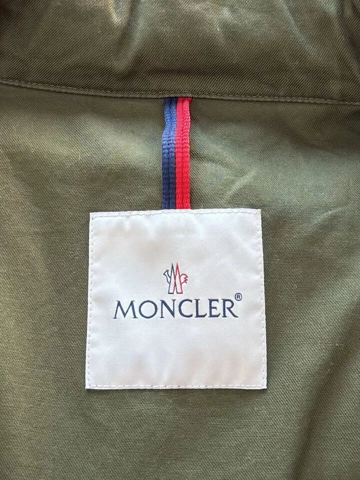 Moncler Zamia Khaki Jacket - Size 3 (UK 12-14)