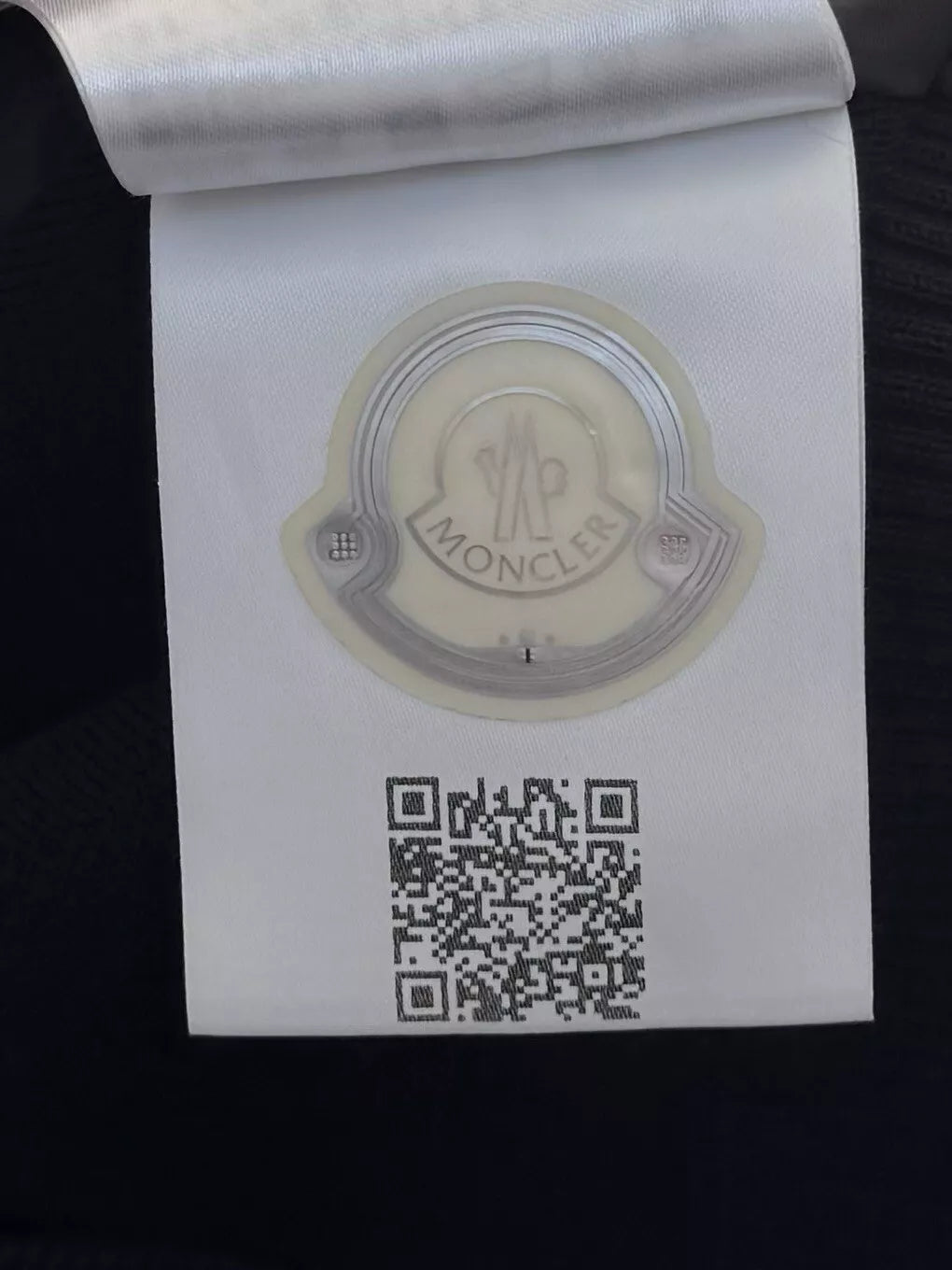 Moncler Tricot Navy Hybrid Cardigan - Size: Small (20.5''ptp)