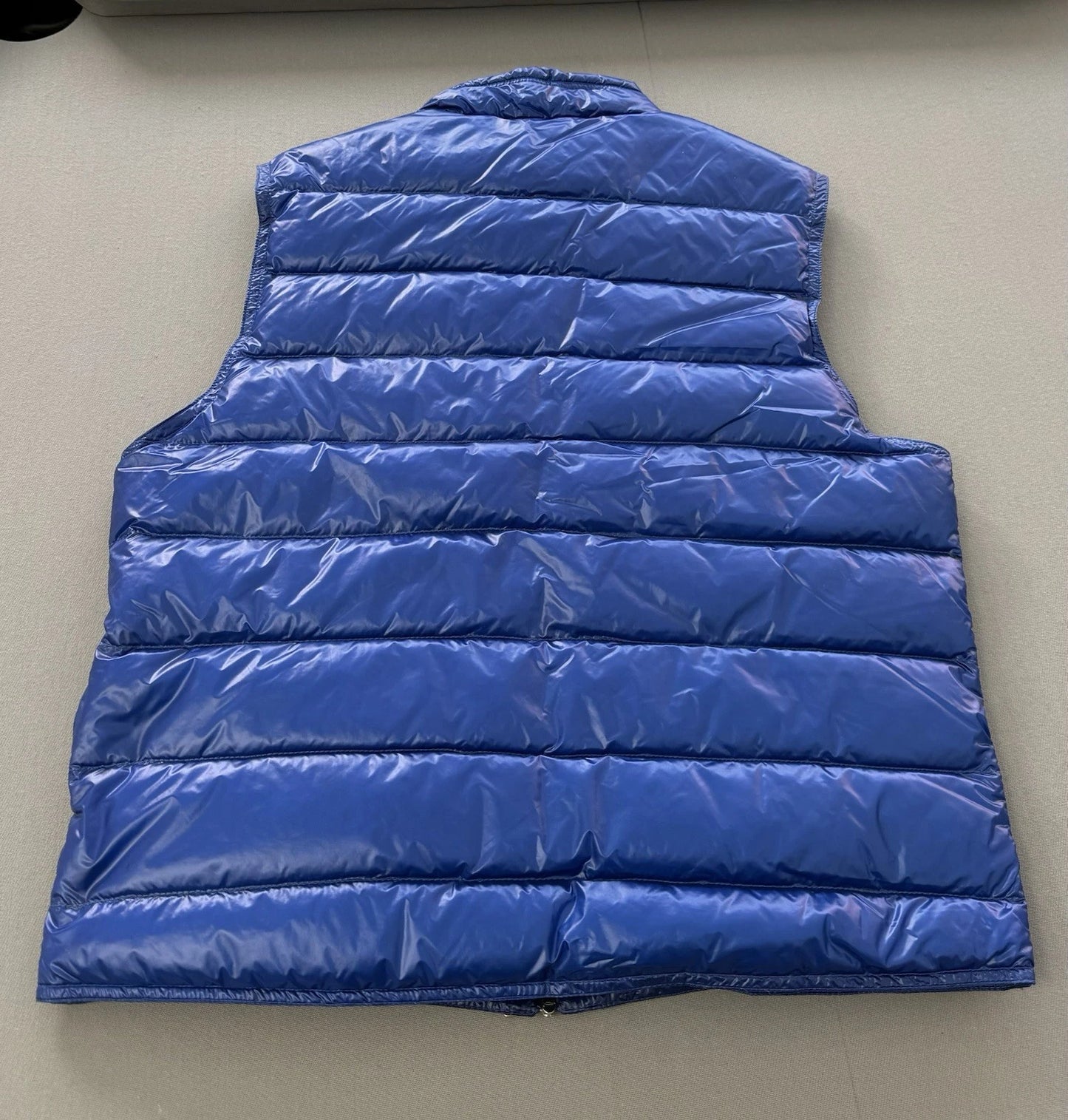 Moncler Blue Gui Down Gilet - Size 2 - 21” PTP