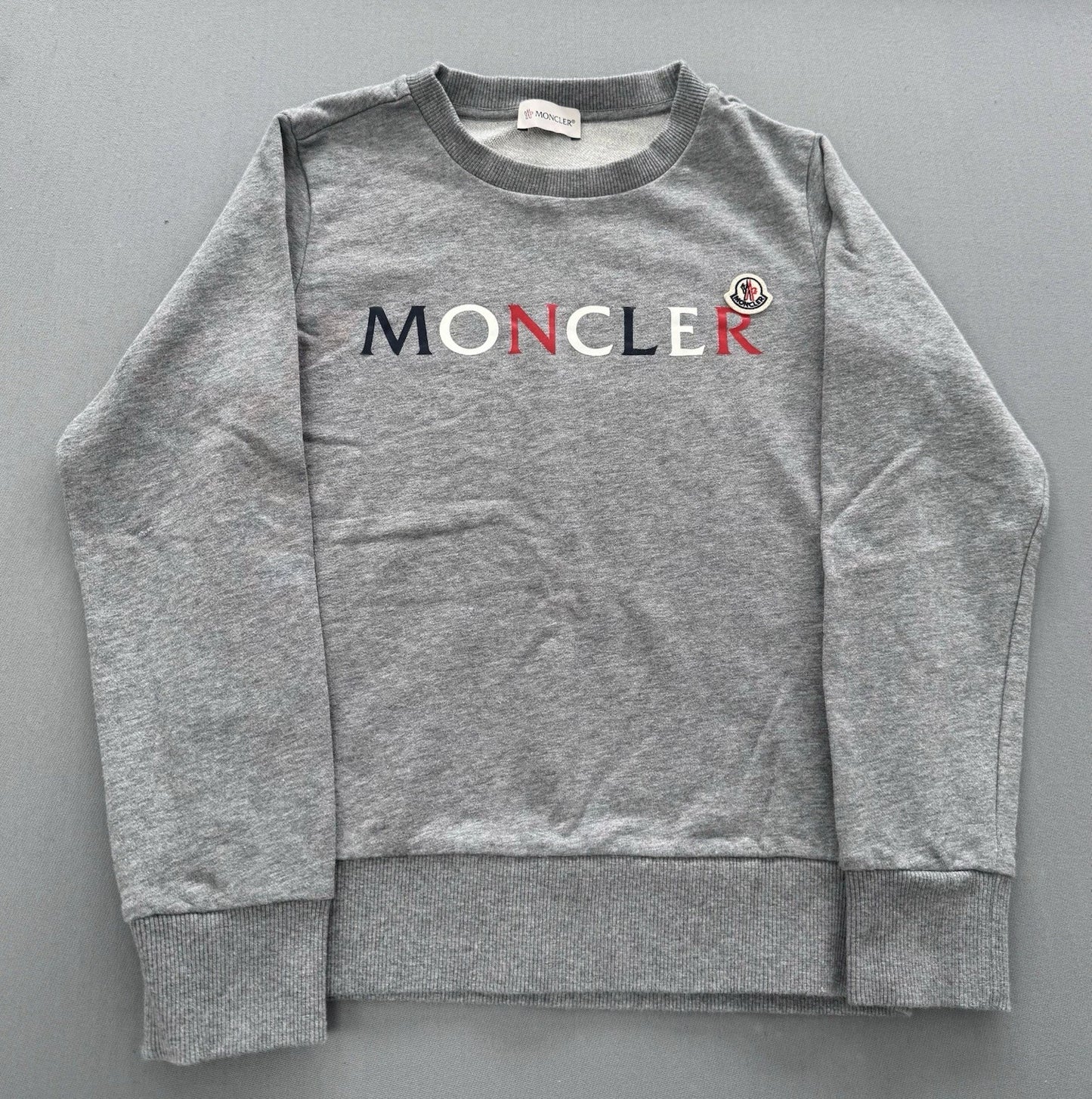 Moncler Boys Grey Sweater - Age 12 (17''PTP)