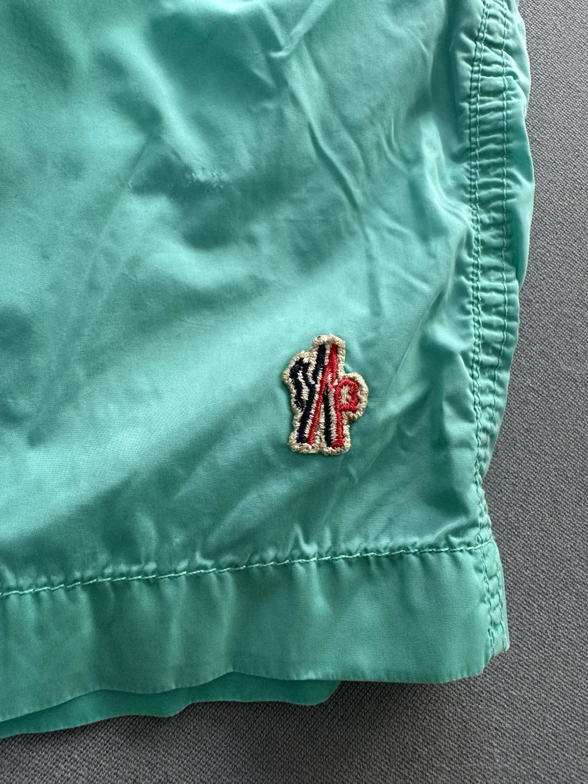 Moncler Grenoble Aqua Green Swim Shorts - XL - 32-34” Waist