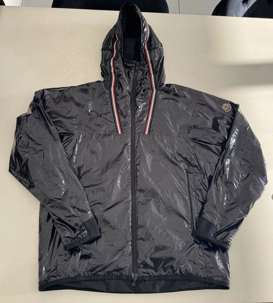 Moncler Marley Navy Hooded Jacket - Size 3 - PTP 25” - Fits L / XL