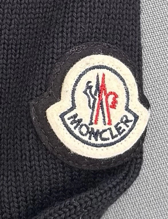 Moncler Tricot Black Padded Cardigan - XL  - PTP 23”