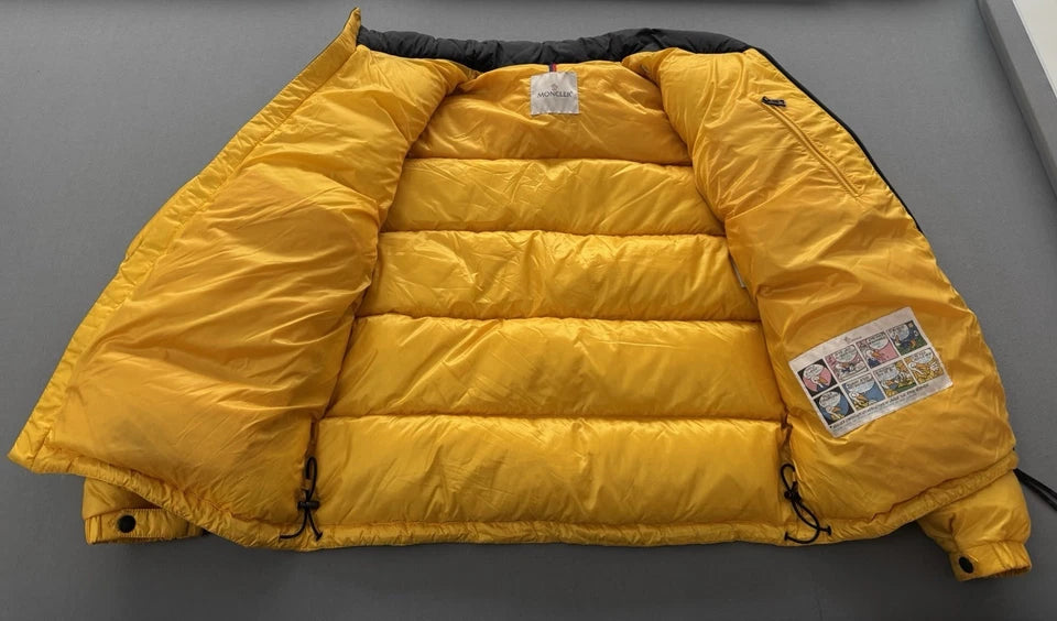 Moncler Peuplier Yellow Down Jacket - Size 3 (23''ptp)