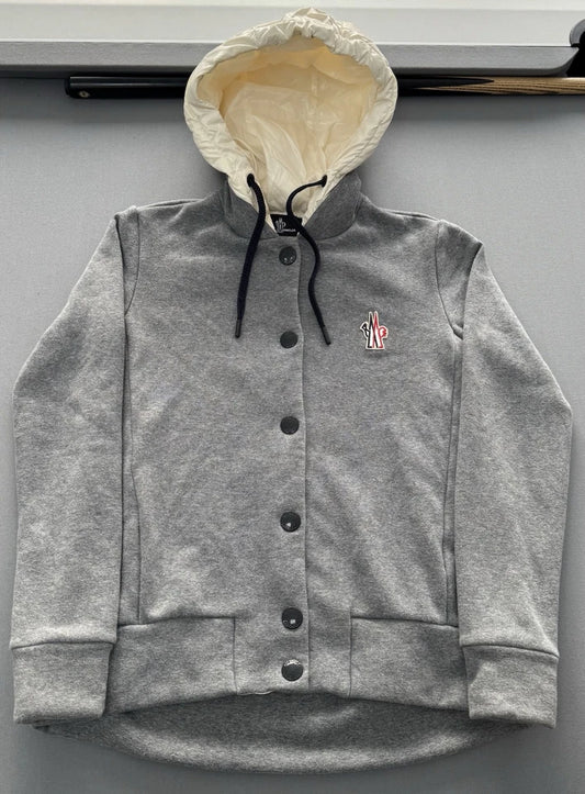 Moncler Grenoble Padded Hood Soft Sweatshirt - XS (UK8)