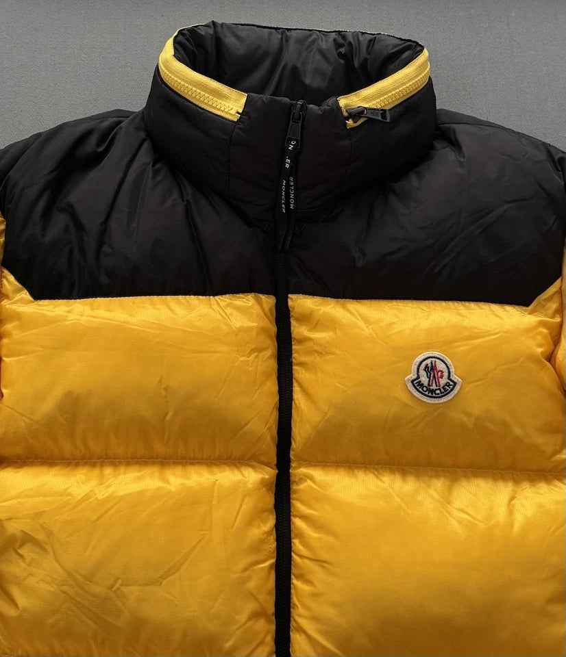 Moncler Peuplier Yellow Down Jacket - Size 3 (23''ptp)