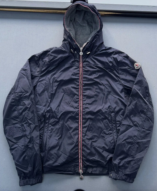 Moncler Navy Urville Jacket - Size 3 (PTP 23”) - Fits Large