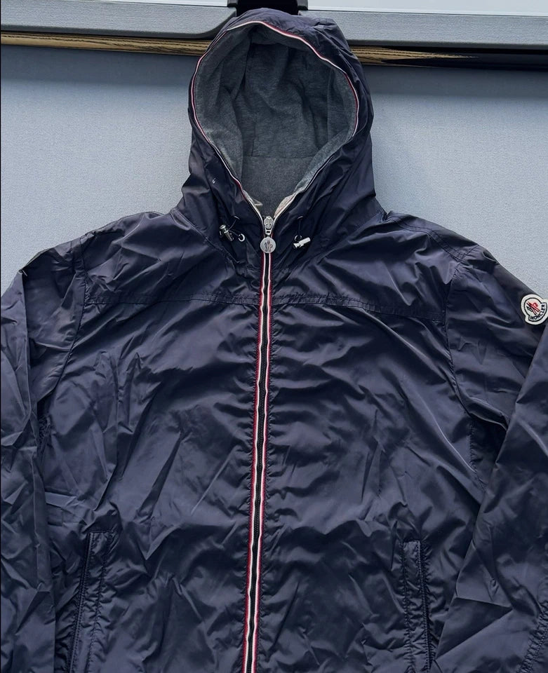 Moncler Navy Urville Jacket - Size 3 (PTP 23”) - Fits Large