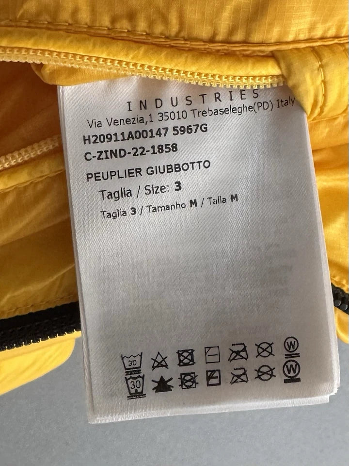 Moncler Peuplier Yellow Down Jacket - Size 3 (23''ptp)