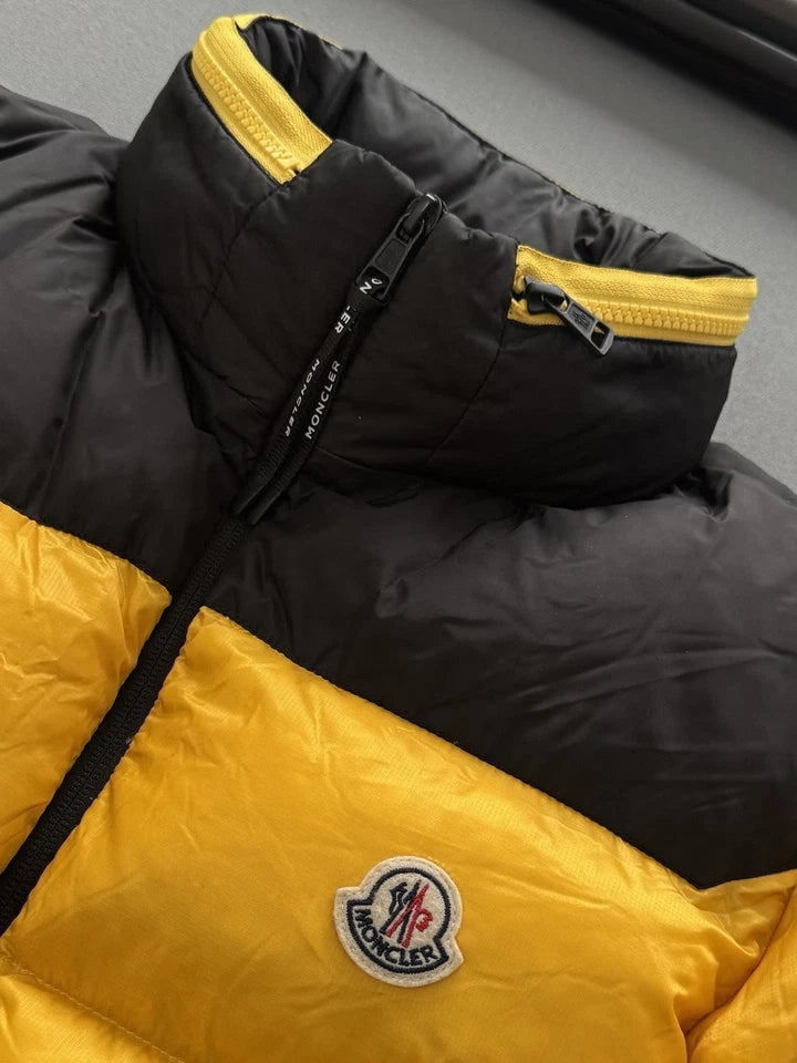 Moncler Peuplier Yellow Down Jacket - Size 3 (23''ptp)