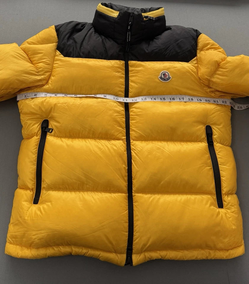Moncler Peuplier Yellow Down Jacket - Size 3 (23''ptp)