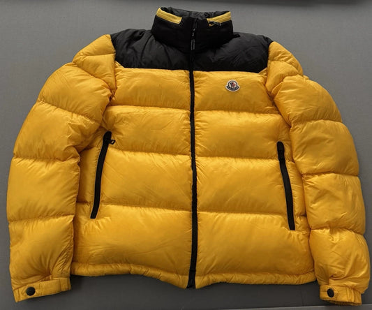 Moncler Peuplier Yellow Down Jacket - Size 3 (23''ptp)